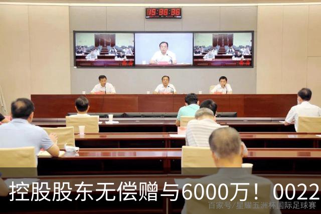 控股股东无偿赠与6000万！002207，早盘涨停